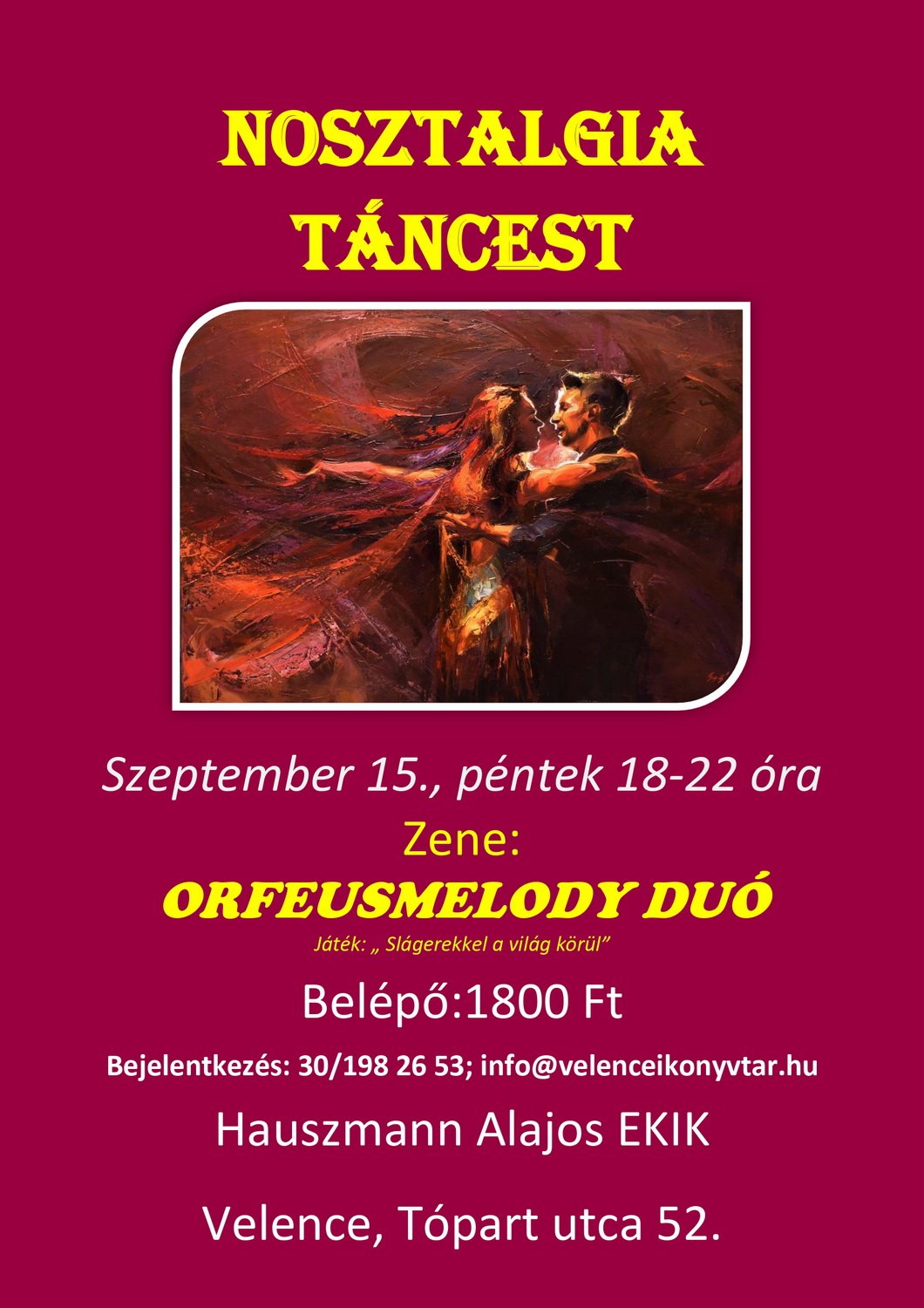 Nosztalgia Táncest_09.15._plakát