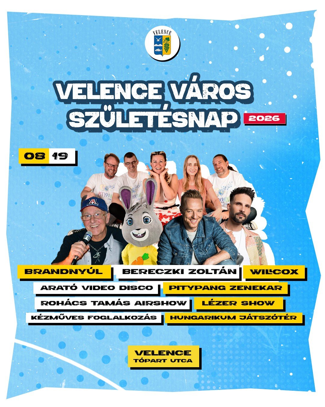 Velence Város Születésnapja 2026.